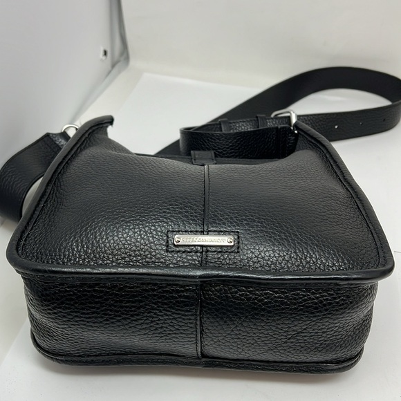 Rebecca Minkoff Unlined Whipstitch Feed Pebbled Leather Crossbody - Picture 5 of 9